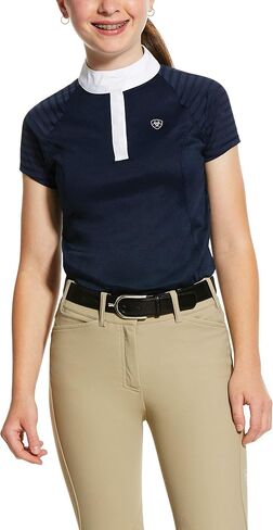 Ariat Girls' Aptos Vent Show Shirt, Brittany Blue in Saudi Arabia