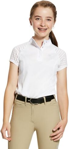 Ariat Girls' Aptos Vent Show Shirt, Brittany Blue in Saudi Arabia