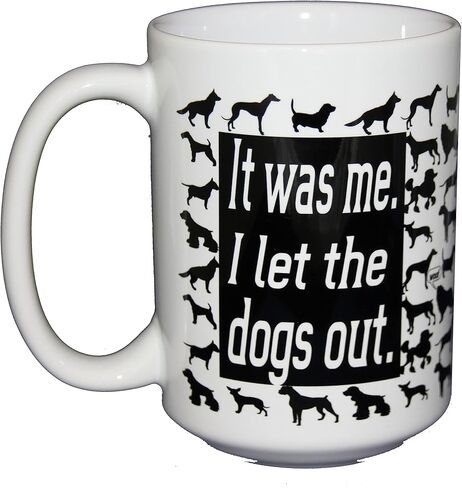 Dog Lover Coffee Mug - Dogs Welcome - People Tolerated - Paw Print - Snarky Puppy Humour for Doggie Lovin Hoomans (Dogs Welcome People Tolerated) in Saudi Arabia
