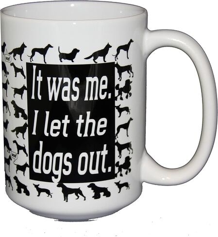 Dog Lover Coffee Mug - Dogs Welcome - People Tolerated - Paw Print - Snarky Puppy Humour for Doggie Lovin Hoomans (Dogs Welcome People Tolerated) in Saudi Arabia