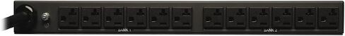 Tripp Lite Metered PDU، 15 أمبير، 13 منفذًا (5-15R)، 120 فولت، 5-15P، مدخل 100-127 فولت، سلك 15 قدمًا، طاقة مثبتة على حامل 1U، ضمان لمدة عامين (PDUMH15) in Saudi Arabia