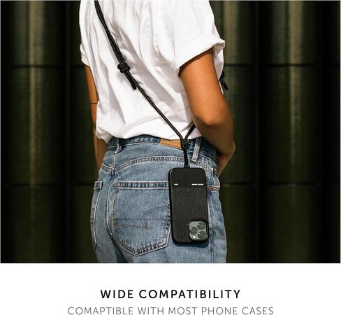 Native Union City Grip – Adjustable & Detachable Universal Wrist Phone Strap – Compatible with iPhone 16, 15, 14, 13 and most Smartphones – Made with 100% Recycled Polyester (Kraft) in Saudi Arabia