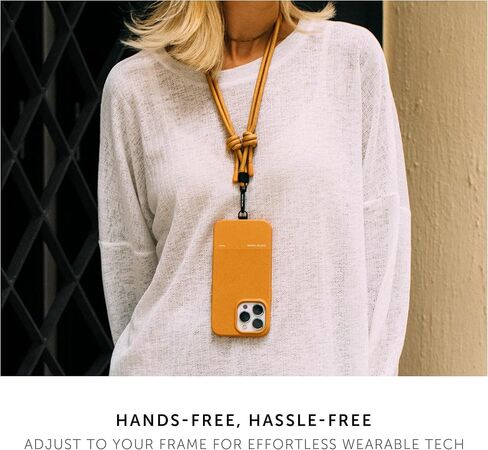 Native Union City Grip – Adjustable & Detachable Universal Wrist Phone Strap – Compatible with iPhone 16, 15, 14, 13 and most Smartphones – Made with 100% Recycled Polyester (Kraft) in Saudi Arabia