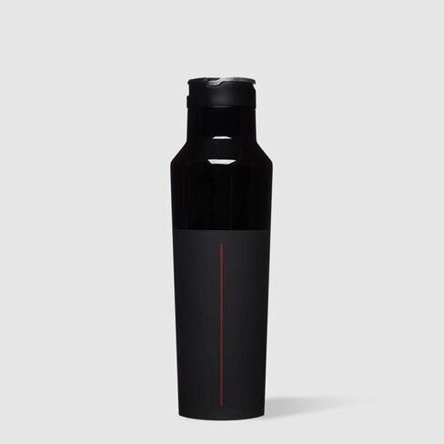 Corkcicle Star Wars 20 Ounce Sport Canteen Triple Insulated Stainless Steel Water Bottle with Straw Cap and Folding Metal Handle, Bobba Fett in Kuwait