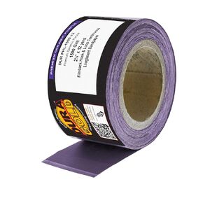 Dura-Gold Premium 120 Grit Purple Film Ceramic Longboard Sandpaper, 2-3/4" Wide Continuous 12 Yard Roll - Hook & Loop Backing for Auto & Woodworking Air File Long Board Sanders, Hand Sanding Blocks