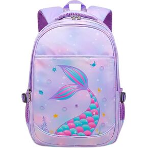 BLUEFAIRY Kids Backpack for Boys Kindergarten Primary School Bags Elementary Preschool Bookbags Back to School Gifts Large Campartments Mochilas para Escolares Niños 17" Red