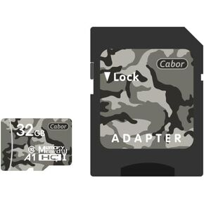 Trail Camera 32GB Micro SD Card with SD Adapter, Camouflage Deer Hunting Accessories for Game Camera