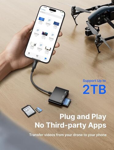 SD Card Reader with USB 3.0 Port & Charging Port | JSAUX 4-in-1 USB C to Micro SD Memory Card Reader | Support SD, Micro SD, SDXC, SDHC, MMC Compatible with iPad Pro, MacBook Pro/Air, Galaxy S8 to S23 in Kuwait