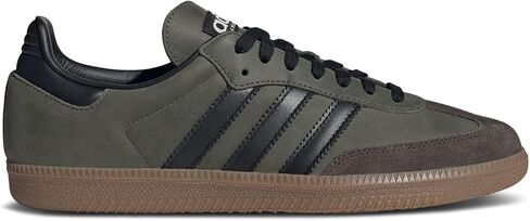 adidas Men's Samba OG Soccer Shoe, Focus Olive/Wonder White/Gum, Size 5.5 in Saudi Arabia
