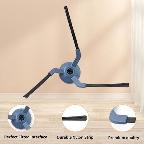 19 PCS Vacuum Accessories for ECOVACS DEEBOT T30S/ T30S Combo/ T30S Pro/ N30 Omni/ N30 PRO Omni Cleaner Robot, 1 Main Brush, 6 Side Brushes, 4 Mop Cloth Pads, 4 Hepa Filters, 4 Dust Bags in Saudi Arabia