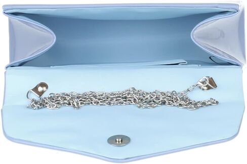 Patent Clutch Bag Handbag Small Hard Case Ladies in Kuwait