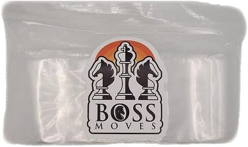 Boss Moves Strong Easy-to-use Mini Zip Bags (2x2 Inch) (100) Reclosable, Reusable, Plastic bags, Zip loc Bags, Mini Zip lock Bags, Small Plastic Bags, Mini Plastic Bags, Baggie, Poly Bags in Saudi Arabia