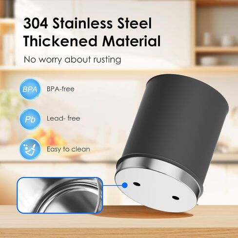 1G Gravity-fed Water Filter System - NSF/ANSI 42&372 Certified 18/8 Stainless Steel Countertop Water Filtration System - Water Level Window, Reduce 99% of Chlorine, for Camping, RVs in Saudi Arabia