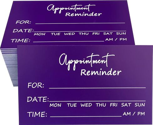 RXBC2011 Appointment Reminder Cards Pack of 100 Orange in Saudi Arabia