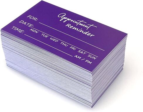 RXBC2011 Appointment Reminder Cards Pack of 100 Orange in Saudi Arabia