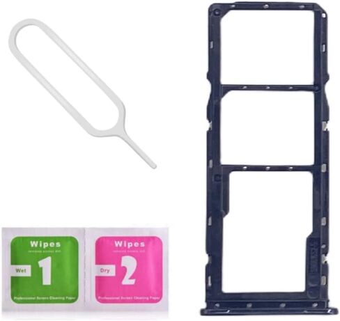 A04 حامل فتحة بطاقة SIM المزدوجة لهاتف Samsung Galaxy A04 4G SM-A045F/DS 6.5 بوصة مع صينية بطاقة Sim ودبوس إخراج مفتوح وصينية بطاقة SD (أخضر) in Saudi Arabia