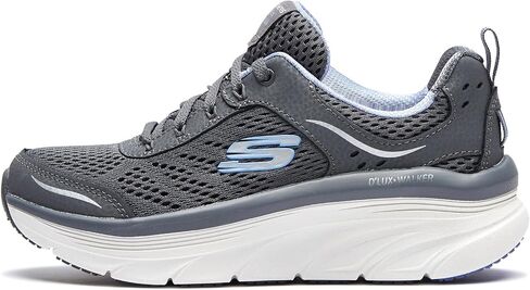 Skechers Women's D'lux Walker - Infinite Motion Shoes, Black/Hot Pink, 11 M in Saudi Arabia