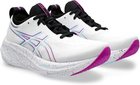 حذاء الجري Gel-Nimbus 26 للسيدات من ASICS، مقاس 10، سيلادون فاتح/أصفر آمن in Saudi Arabia