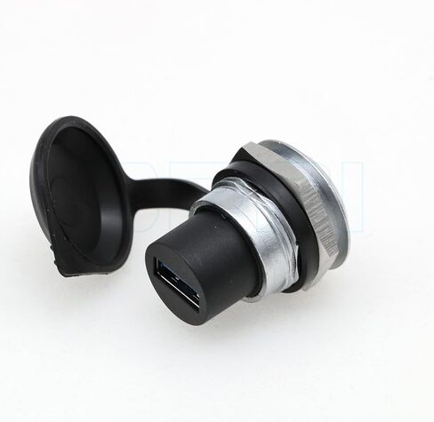 D-Type USB 3.0 to USB 3.0 Female Panel Socket Square Panel Mount Coupler Pass Through Connector in Kuwait