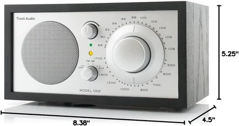 Tivoli Audio model One Am/ fm Table Radio, Classic/ Walnut, 2.4 Lb in Kuwait
