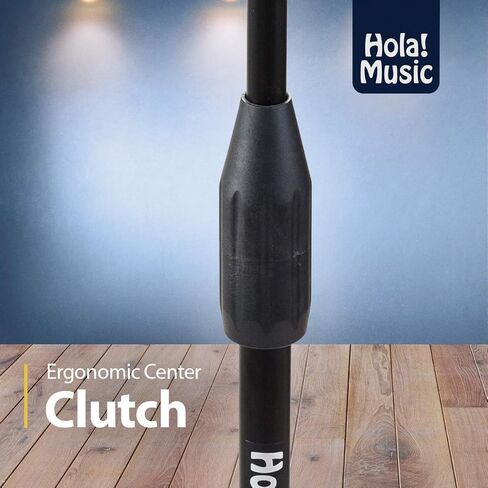 مرحبا! حامل ميكروفون الموسيقى مع ارتفاع قابل للتعديل للاستخدام في المنزل أو الاستوديو أو المكتب أو المسرح - وحدة مفردة قياسية in Kuwait