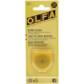 Olfa Rotary Blade Refill (5 Per Package) - 28mm