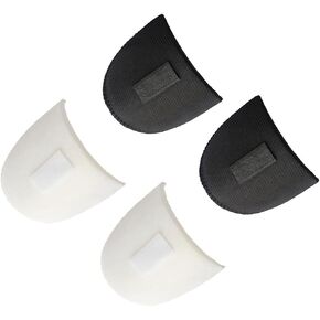 2 Pair Sponge Sewing Shoulder Pads Non Slip Shoulder Protectors Foam Shoulder Push Up Pads Invisible Shoulder Enhancer for T Shirt Dress