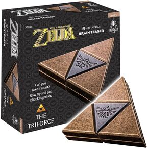 BePuzzled, Legend of Zelda Triforce Hanayama Cast Brain Teaser Mensa Rated Level 5, for Ages 12 and Up