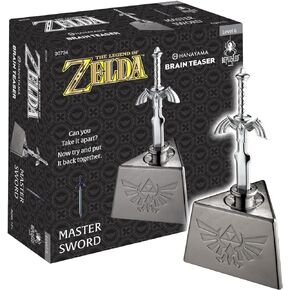 BePuzzled, Legend of Zelda Master Sword Hanayama Brain Teaser, Mensa Rated Level 6, for Ages 12 and Up