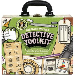 Professor PUZZLE The Detective Toolkit - Mystery Case - Sherlock Holmes Themed Detective kit for Cracking Cases and Solving Mysteries
