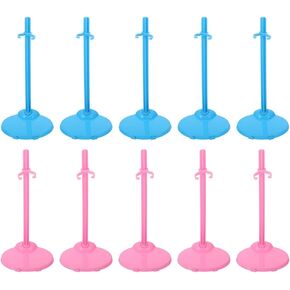 Doll Dress Form 30pcs Plastic Doll Adjustable Doll Stand Dolls Display Holder Action Figure Display Stand Stand Doll Support Legends Stands