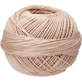 Handy Hands Lizbeth Egyptian Cotton Crochet, Tatting, Knitting Thread Size 3 (50 Grams 120 Yards) – HH03603, Ecru