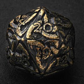 KakapopoTCG Endless Dice Life Counter D20 Dice Spindown Solid Metal Extra Large Extra Heavy for MTG Magic The Gathering EDH Commander Metal Counter Countdown in Kuwait