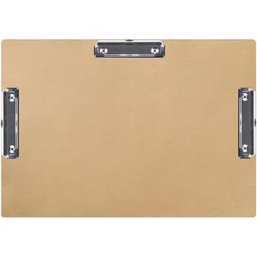 Drawing Board 18 x 24 Three Clip Drawing Boards for Artists Hardboard Art Clipboard Low Profile Clip Pack of 1