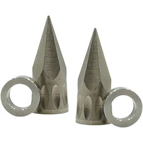 Muzzy 1061 Iron 2 and 3 Blade Replacement Tips with O-Ring New, Silver, One Size