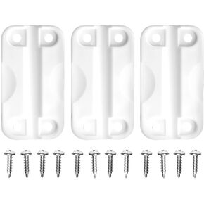 Cooler Replacement Hinges for Igloo Ice Chest, Cooler Replacement Hinges Parts, High Toughness Cooler Hinges Parts, for Igloo Cooler Replacement Parts. Cooler Replacement Hinges and Screws, Set of 3.