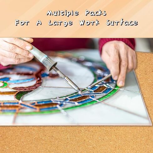ARTIMUSES Stained Glass Supplies 12" X 12" Heat Resistant Stained Glass Work Surface,1/2" Thick (1Pack) in Saudi Arabia