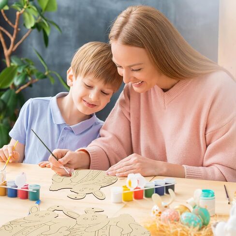 COCHIE DIY 3D Fall Pumpkin Wood Crafts to Paint for Kids Adults, Paintable Unfinished Wooden Slices for Craft, Cutouts Ornaments for Painting Decorations (24 PCS) in Saudi Arabia