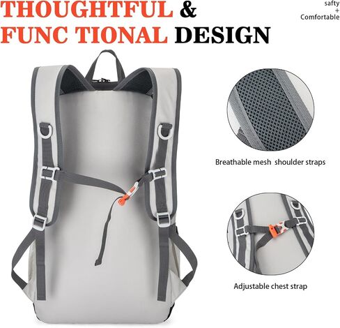 BAGPARKK 35L Ultra Lightweight Foldable Packable Hiking Backpack | Travel Backpack, Survival Whistle, Water-Resistant, Camping Daypack, Outdoor Sports, 0.88 pounds, Men & Women in Saudi Arabia