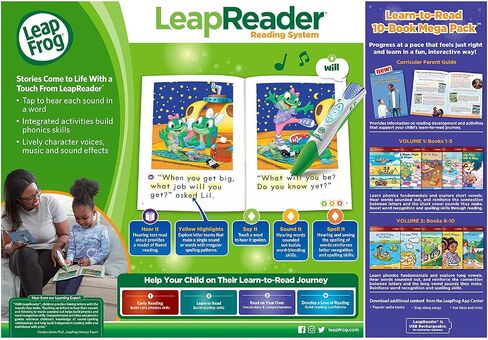 LeapFrog LeapReader تعلم القراءة حزمة ضخمة مكونة من 10 كتب in Kuwait