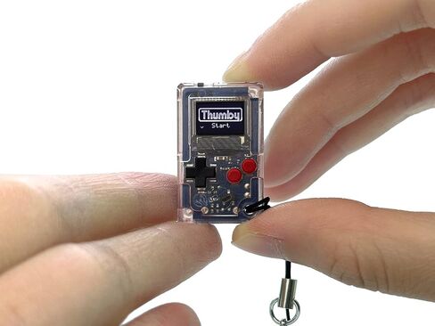 TinyCircuits Thumby (شفاف)، وحدة تحكم ألعاب صغيرة، سلسلة مفاتيح قابلة للبرمجة قابلة للتشغيل: مصغرة إلكترونية، أداة تعلم العلوم والتكنولوجيا والهندسة والرياضيات in Kuwait