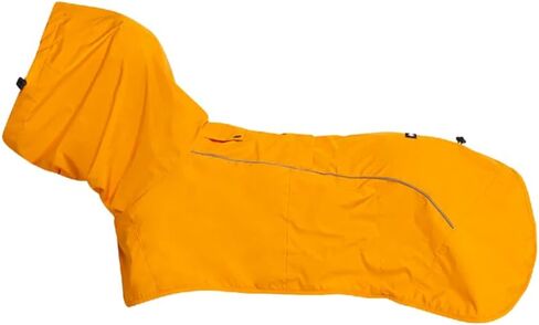 Spark Paws Dog Raincoat, Waterproof Windproof Rain Jacket, for Small Medium Large Extra Large Dogs, Reflective Breathable Full-Body Coverage Dry Suit - Sea Pink, 3XL in Kuwait