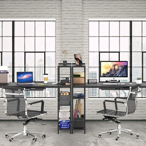 SHW 46-Inch Mission Desk with Side Shelf, 24" Deep, White in Kuwait