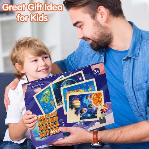بانوراما الألغاز الألغاز الخشبية للأطفال الذين تتراوح أعمارهم بين 3-5 سنوات ما قبل المدرسة التعليمية ألعاب الأطفال الصغار الولايات المتحدة لغز الفضاء الكون العالم الولايات المتحدة الأمريكية خريطة استكشاف الأرض الهدايا ل 3 4 5 6 سنوات من العمر بنين بنات 4  in Kuwait