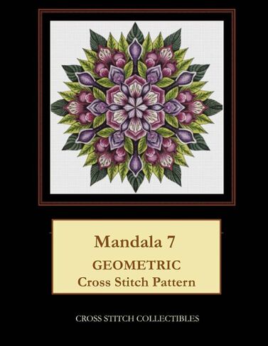 Mandala 7: Geometric Cross Stitch Pattern in Saudi Arabia