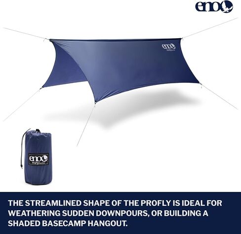 نظام أرجوحة ENO OneLink - يشتمل على أرجوحة DoubleNest ونظام تعليق Atlas وشبكة Guardian Bug Net وProFly Rain Tarp - مجموعة من أساسيات الأرجوحة للتخييم أو المشي لمسافات طويلة أو المهرجان - أزرق داكن/زيتوني in Saudi Arabia