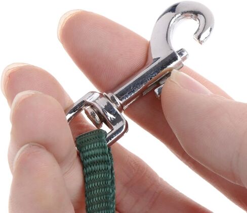 حزام ومقود الطيور من ASOCEA قابلان للتعديل من أجل الببغاء والببغاء الأمازوني من السلالات المتوسطة والكبيرة يناسب صدر الطيور بين 33-50 سم/13-19.7 بوصة - M in Kuwait