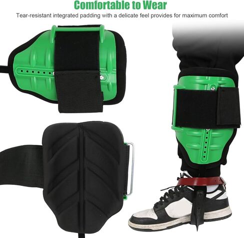 WMLBK Tree Climbing Gear Set, Tree Climbing Spikes Kit Adjustable Climbing Spurs Tool Leather arborist tree climbing Set With Protection Belt & Flipline for Climbing Hunting Rescue Logging Observation in Kuwait