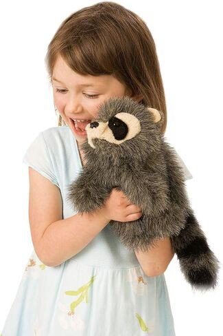 Folkmanis Baby Raccoon Hand Puppet, Gray, 1 EA in Saudi Arabia