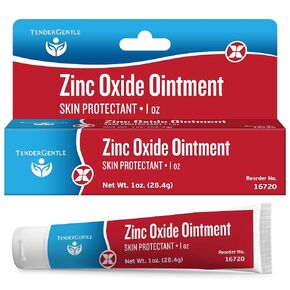 Zinc Oxide Ointment for Adults and Babies - Pack of 5, 1 oz Diaper Rash Ointment - Skin Protectant for Diaper Rashes, Cuts, and Burns